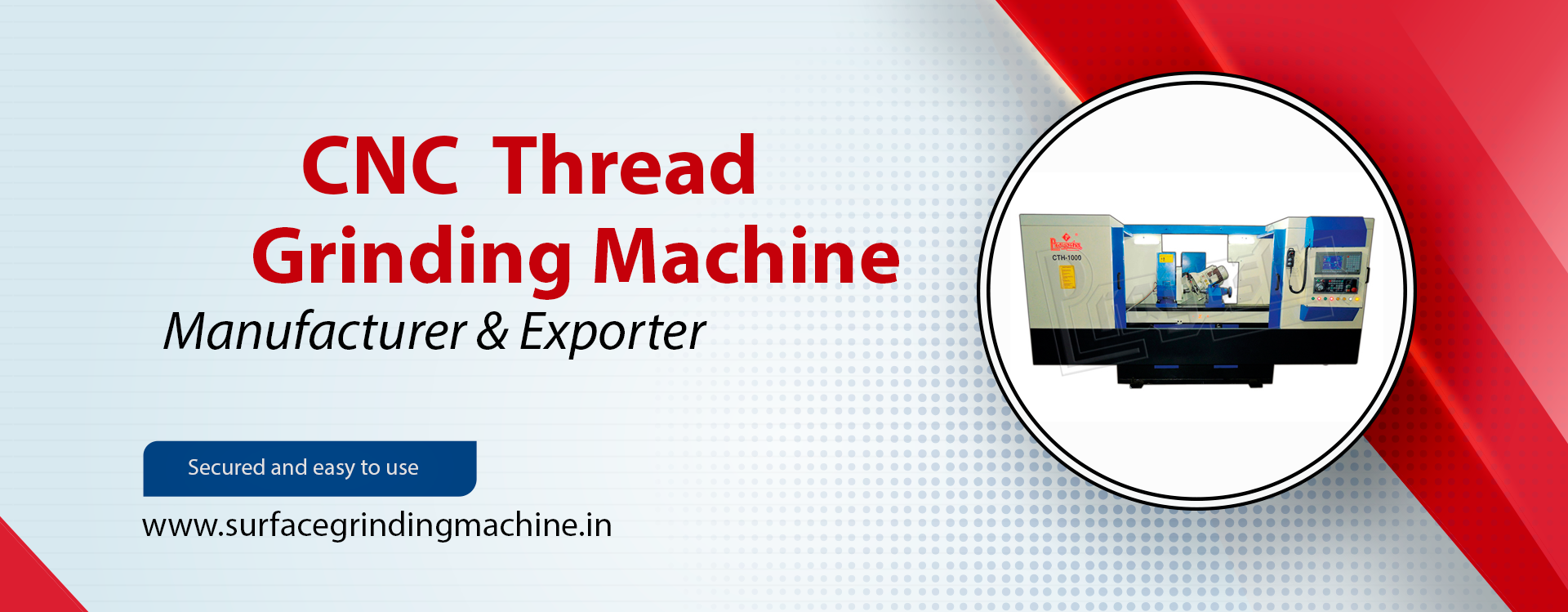 Cnc Thread Grinding Machine Manufacturer in India.